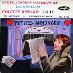 [Pochette de Petite annonce sentimentale (Colette RENARD)]