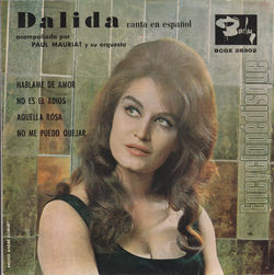 [Pochette de Canta en espaol (DALIDA)]