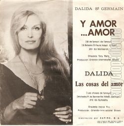 [Pochette de Y amor… y amor… (DALIDA et ST GERMAIN) - verso]