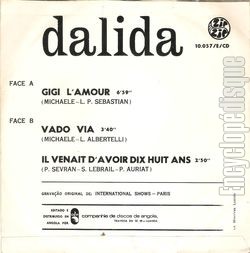 [Pochette de Gigi l’amour (DALIDA) - verso]