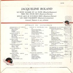 [Pochette de Le petit homme et la noix (Jacqueline ROLAND) - verso]