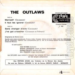 [Pochette de Mamzell’… (The OUTLAWS) - verso]