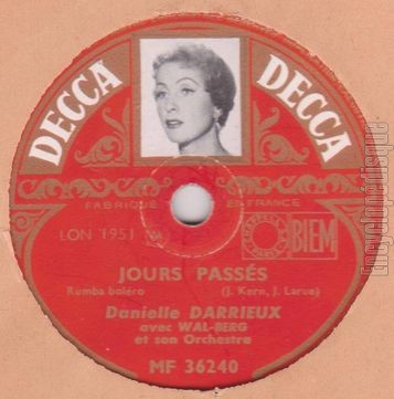 [Pochette de L’amour m’emporte / Jours passs (Danielle DARRIEUX) - verso]