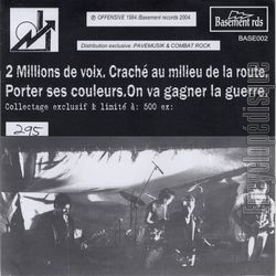 [Pochette de 2 millions de voix (OFFENSIVE) - verso]