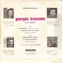 [Pochette de Marinette - 19me srie (Georges BRASSENS) - verso]