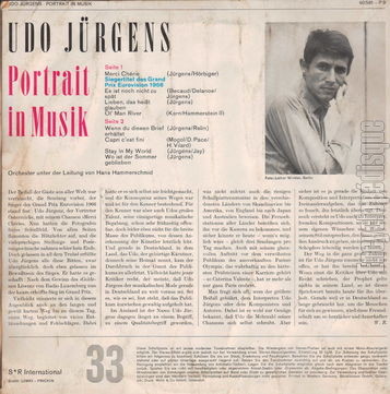 [Pochette de Portrait in Musik (Udo JRGENS) - verso]