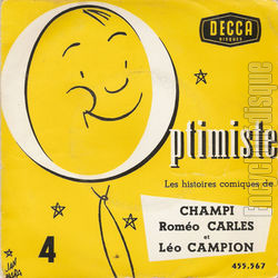 [Pochette de Optimiste n 4 (CHAMPI - Romo CARLS - Lo CAMPION)]