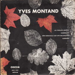 [Pochette de Les feuilles mortes (Yves MONTAND)]