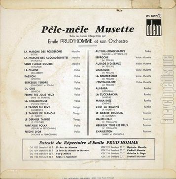 [Pochette de Ple-mle musette (mile PRUD’HOMME) - verso]