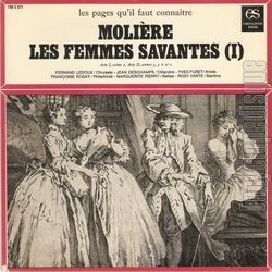 [Pochette de Molire : Les femmes savantes (I) (LES PAGES QU’IL FAUT CONNAITRE)]