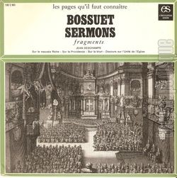 [Pochette de Bossuet : Sermons (LES PAGES QU’IL FAUT CONNAITRE)]