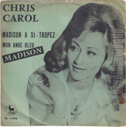 [Pochette de Madison  St-Tropez / Mon ange bleu (Chris CAROL)]