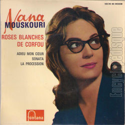 [Pochette de Roses blanches de Corfou (Nana MOUSKOURI)]