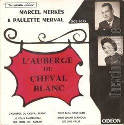 [Pochette de L’auberge du cheval blanc (Marcel MERKS et Paulette MERVAL)]