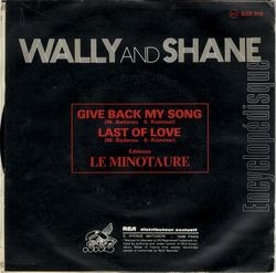[Pochette de Give back my song (WALLY AND SHANE) - verso]