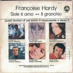 [Pochette de Sole ti amo (Franoise HARDY) - verso]