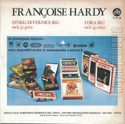 [Pochette de Stivali di vernice blu (Franoise HARDY) - verso]