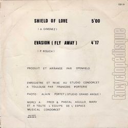 [Pochette de OPENFIELD -  Shield of love  (Les ANGLOPHILES) - verso]