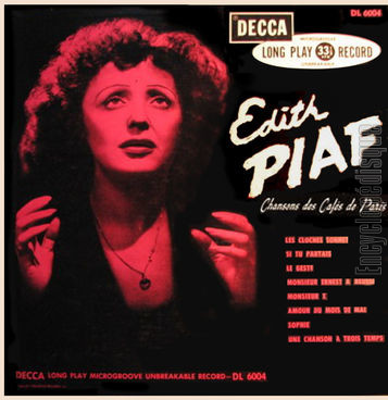 [Pochette de Chansons des cafs de Paris (dith PIAF)]