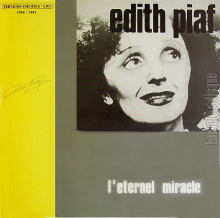 [Pochette de L’ternel miracle (dith PIAF)]