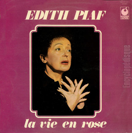 [Pochette de La vie en rose (dith PIAF)]