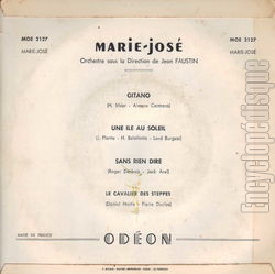 [Pochette de Gitano (MARIE-JOS) - verso]