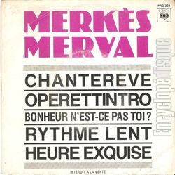 [Pochette de Chanterve (Marcel MERKS et Paulette MERVAL)]