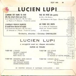 [Pochette de Au fond des nuits (Lucien LUPI) - verso]