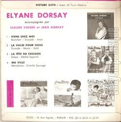 [Pochette de Viens chez moi (lyane DORSAY) - verso]