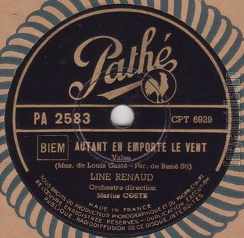 [Pochette de Linda / Autant en emporte le vent (Line RENAUD)]