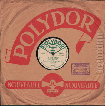 [Pochette de Je suis swing / J’ai saut la barrire (78 tours  Polydor ) - verso]