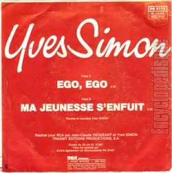 [Pochette de Ma jeunesse s’enfuit (Yves SIMON) - verso]