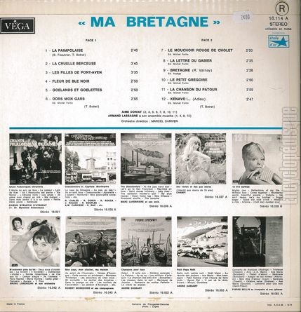 [Pochette de Ma Bretagne (COMPILATION) - verso]