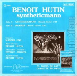 [Pochette de Syntheticmann (Benot HUTIN) - verso]