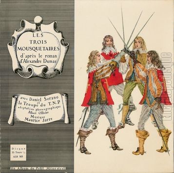 [Pochette de Les trois mousquetaires (THTRE / SPECTACLE)]