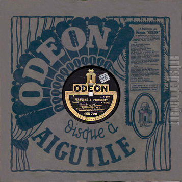 [Pochette de ORCHESTRE ODON-MILITARY -  Perruche et perroquet / Carte postale  (78 tours  Odon )]