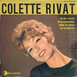 [Pochette de Toi qui l’as dit (Colette RIVAT)]