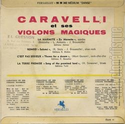 [Pochette de La marmite (CARAVELLI) - verso]