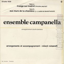 [Pochette de Il neige sur Madrid (ENSEMBLE CAMPANELLA) - verso]