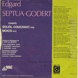 [Pochette de Soleil couchant (Edgard SEPTUA-GODERT) - verso]