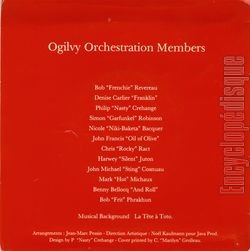 [Pochette de C’est Nol, rue Brunel (OGILVY ORCHESTRATION) - verso]