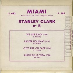 [Pochette de N5 (Stanley CLARK) - verso]