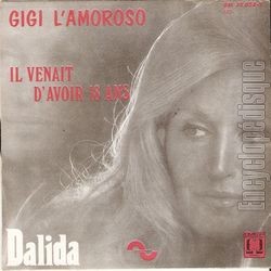 [Pochette de Gigi l’amoroso / Il venait d’avoir 18 ans (DALIDA) - verso]