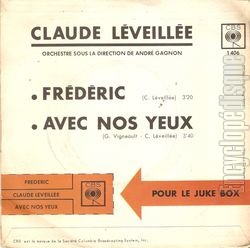 [Pochette de Frdric / Avec nos yeux (Claude LVEILLE) - verso]