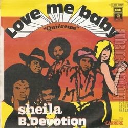 [Pochette de Love me baby (SHEILA B. DEVOTION) - verso]