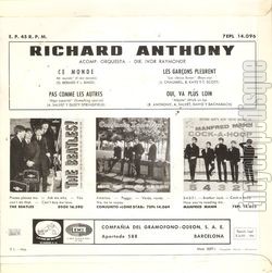 [Pochette de Ce monde (Richard ANTHONY) - verso]