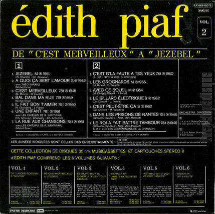 [Pochette de De  C’est merveilleux    Jezebel  (dith PIAF) - verso]