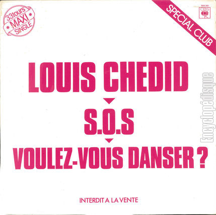 [Pochette de S.O.S. / Voulez-vous danser ? (Louis CHEDID)]