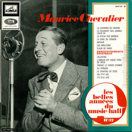 [Pochette de Les belles annes du Music-Hall (vol. 32) (Maurice CHEVALIER)]