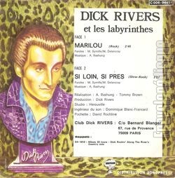 [Pochette de Marilou (Dick RIVERS) - verso]